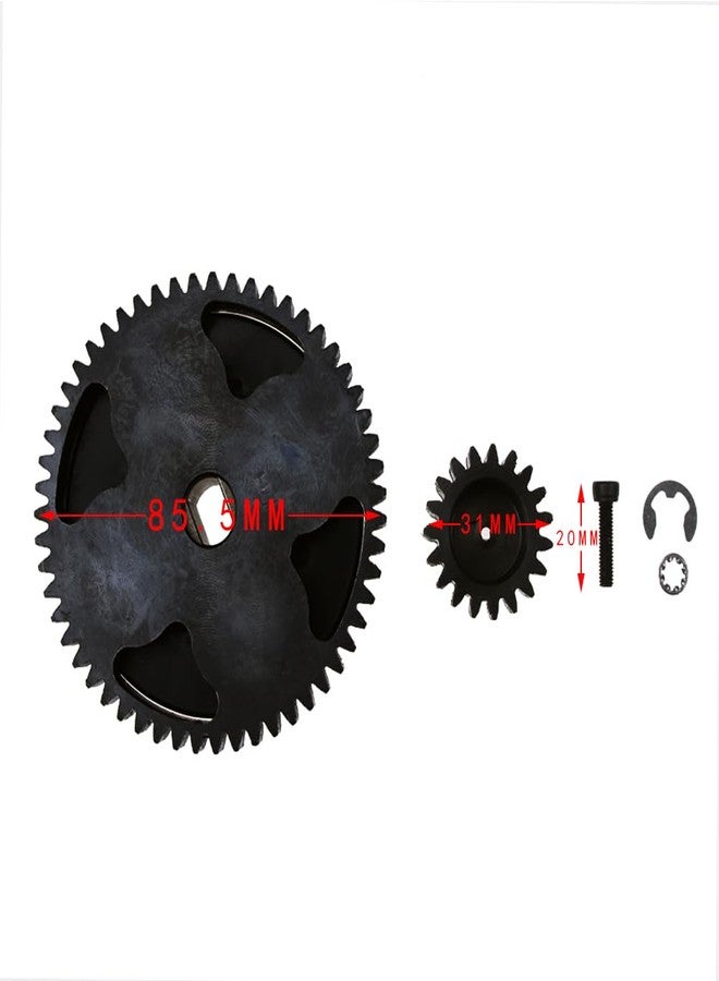 FLMLF طقم تروس معدنية عالية السرعة FLMLF 55T 19T، مناسب لسيارات التحكم عن بعد بمقياس 1/5 من طرازات HPI ROVAN Rofun Kingmotor Baja 5B 5T 5SC SS. - Image 5